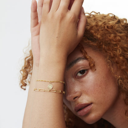 Paperclip Bracelet Gold